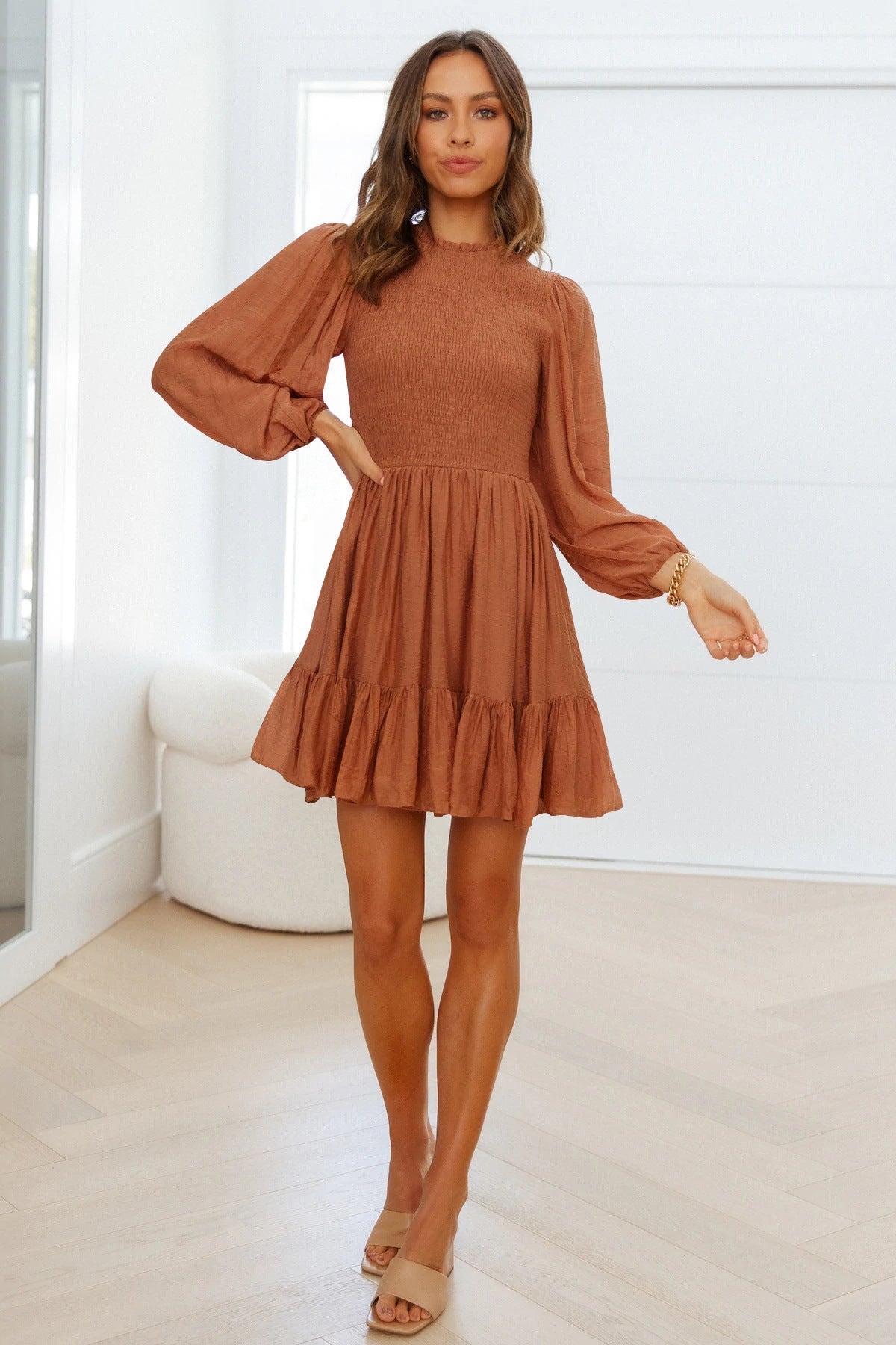 Chiffon Vara Ruffle Dress FINAL