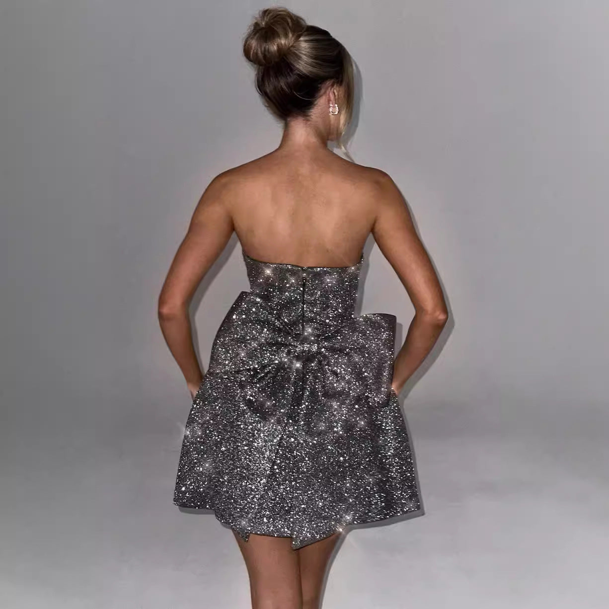 Minimalist Vanesa Mini Dress Statement Occasion Edit