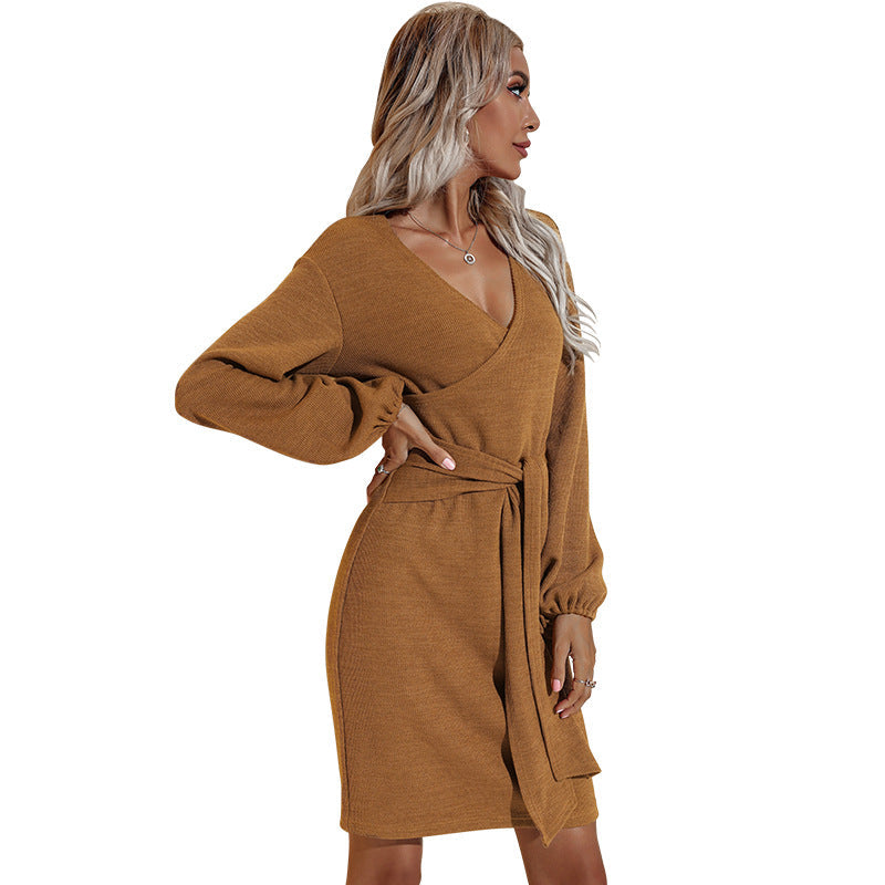 Drape Rebecca Knit Sweater Dress FINAL