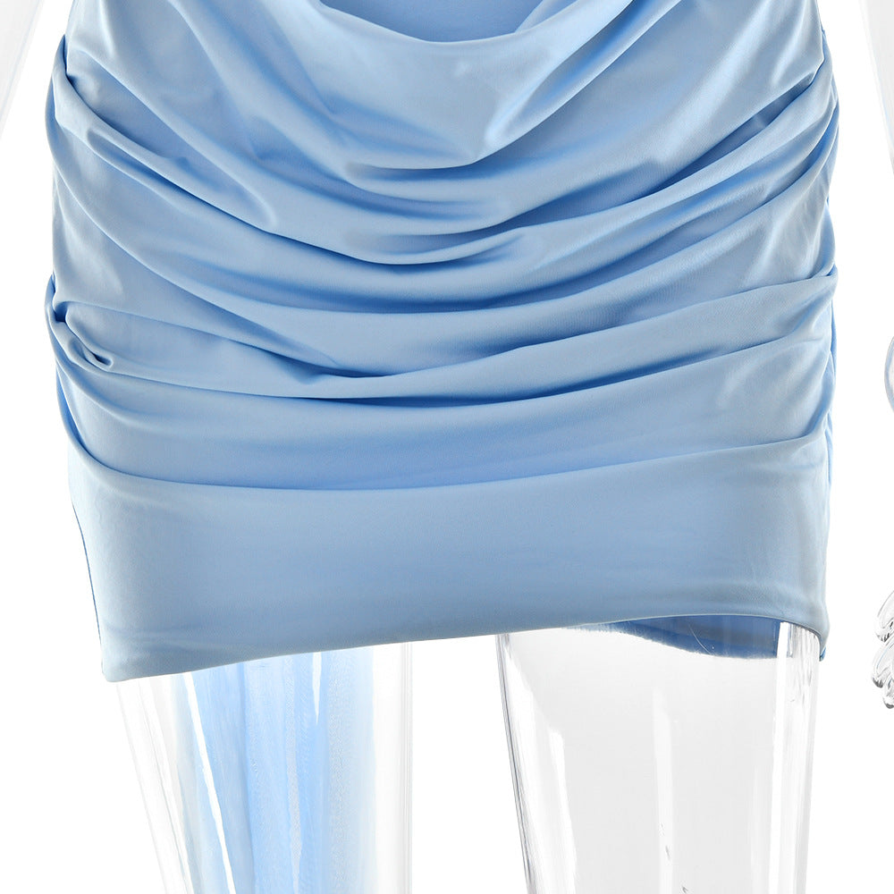 Mini Wintour Dress Blue
