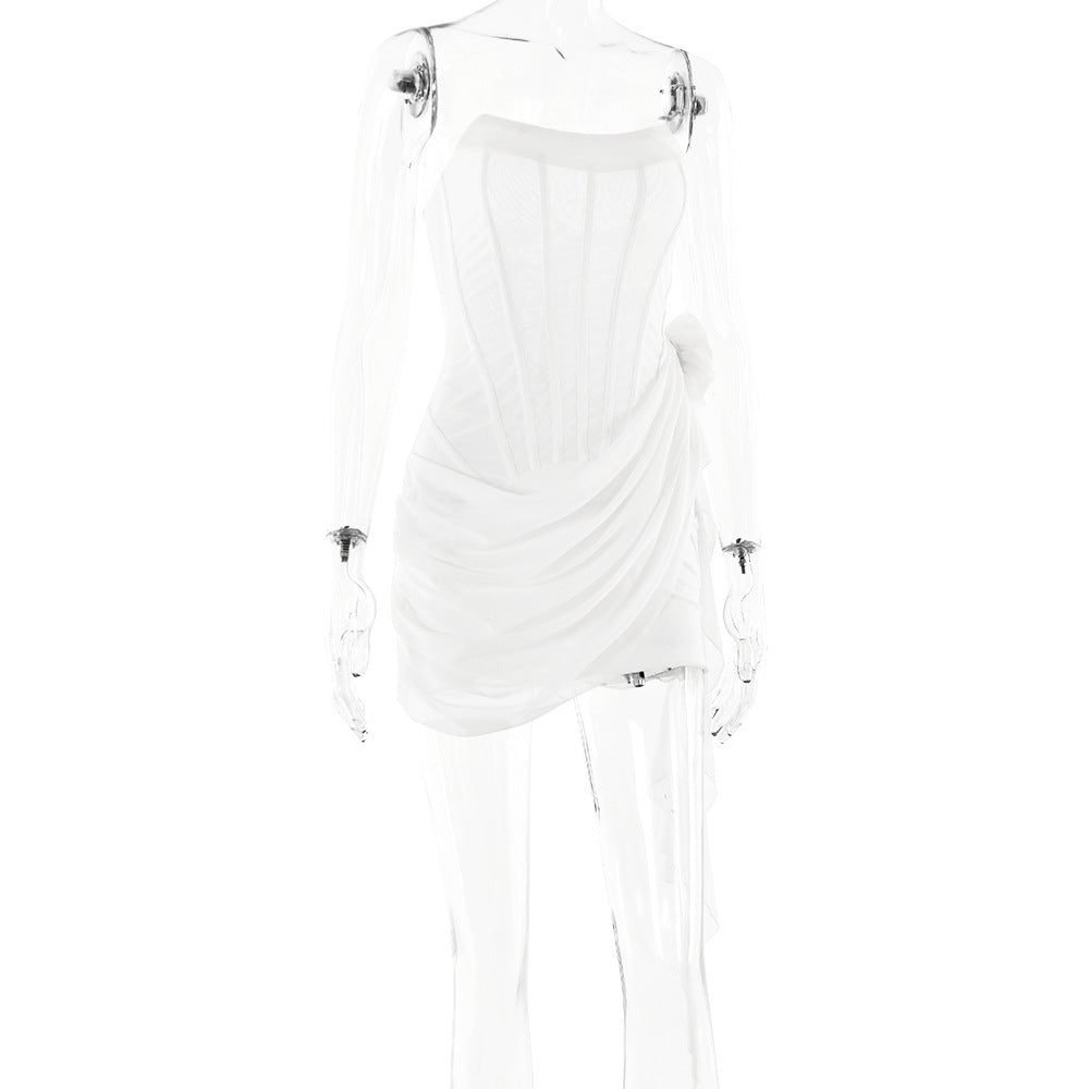 Mini Lorene Dress White