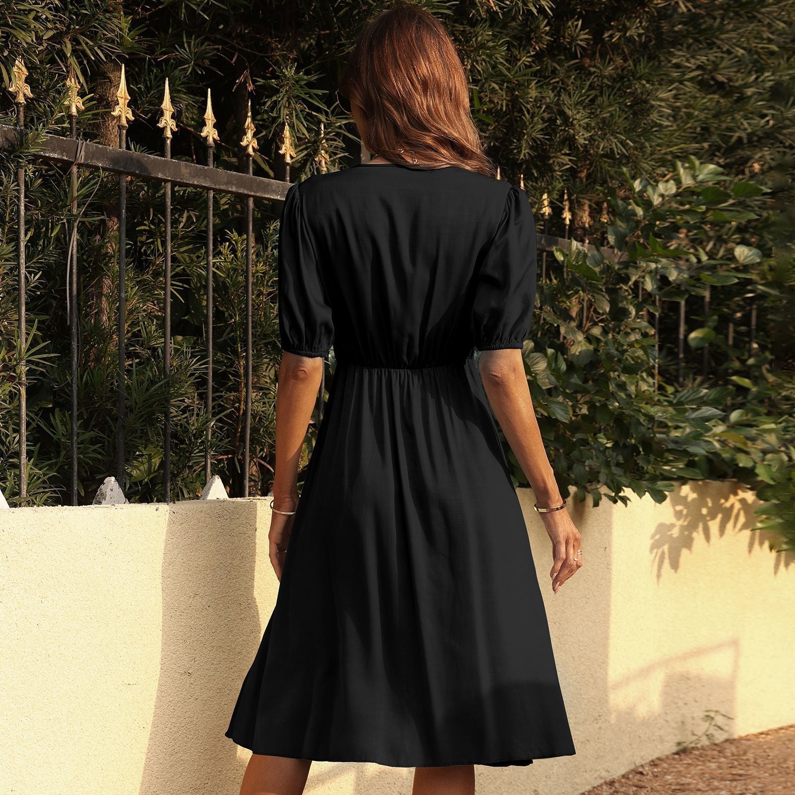 Linen Makayla Blend Button Down Midi Dress