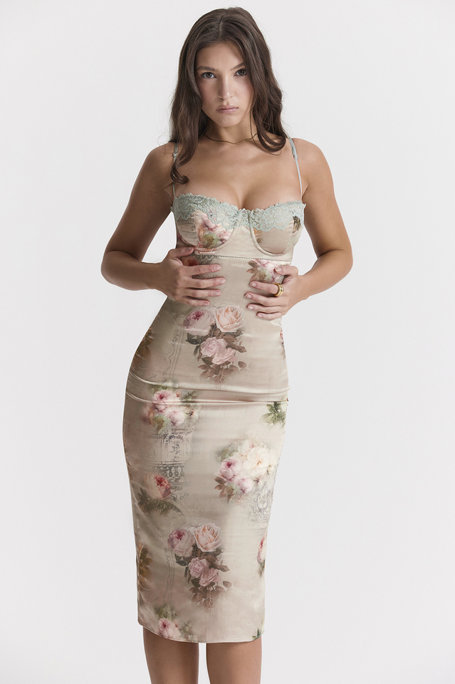Venus Vintage Bloom Midi Dress
