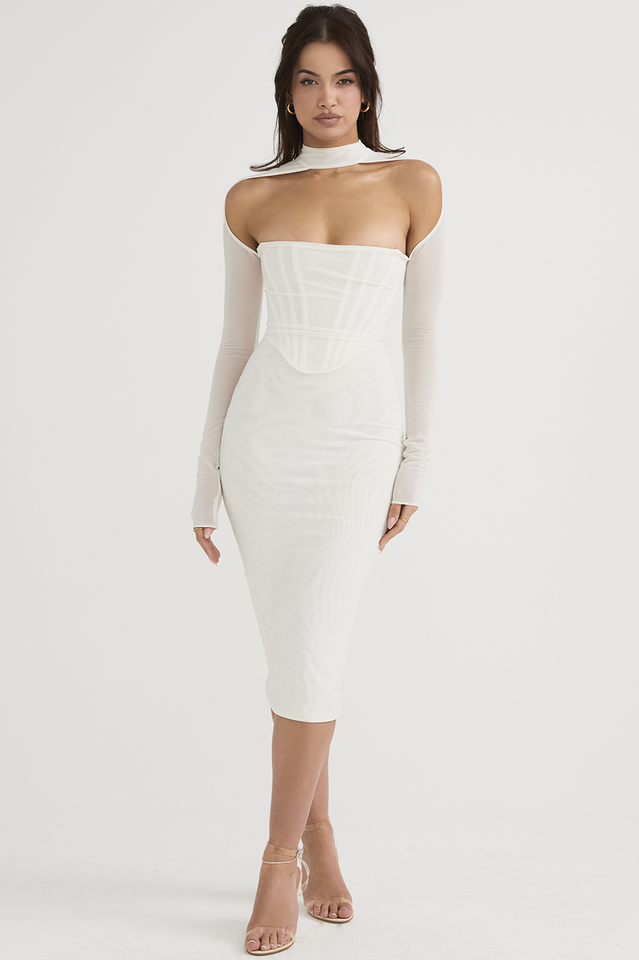 Mesh Milarose Tunic Midi Dress
