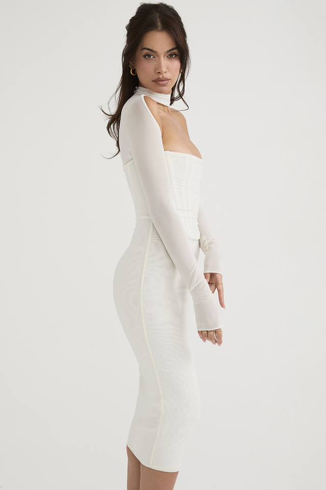 Mesh Milarose Tunic Midi Dress