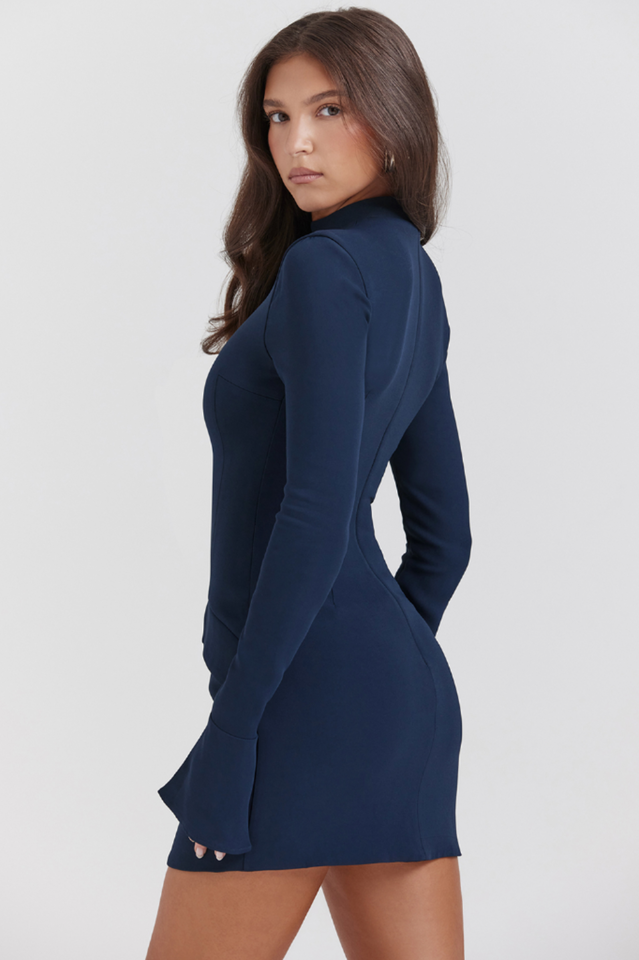 Navy Mahalia Mini Dress