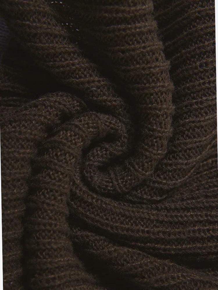 Knitted Ruched Mini Dress