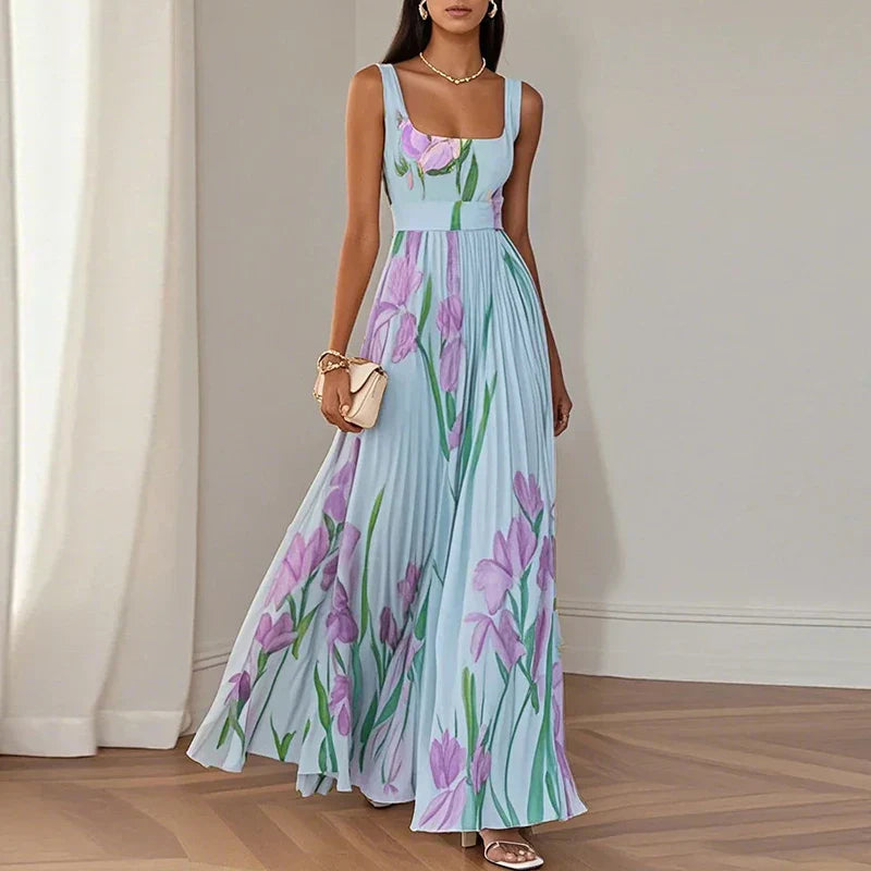 Isla | Refined Floral Maxi Dress