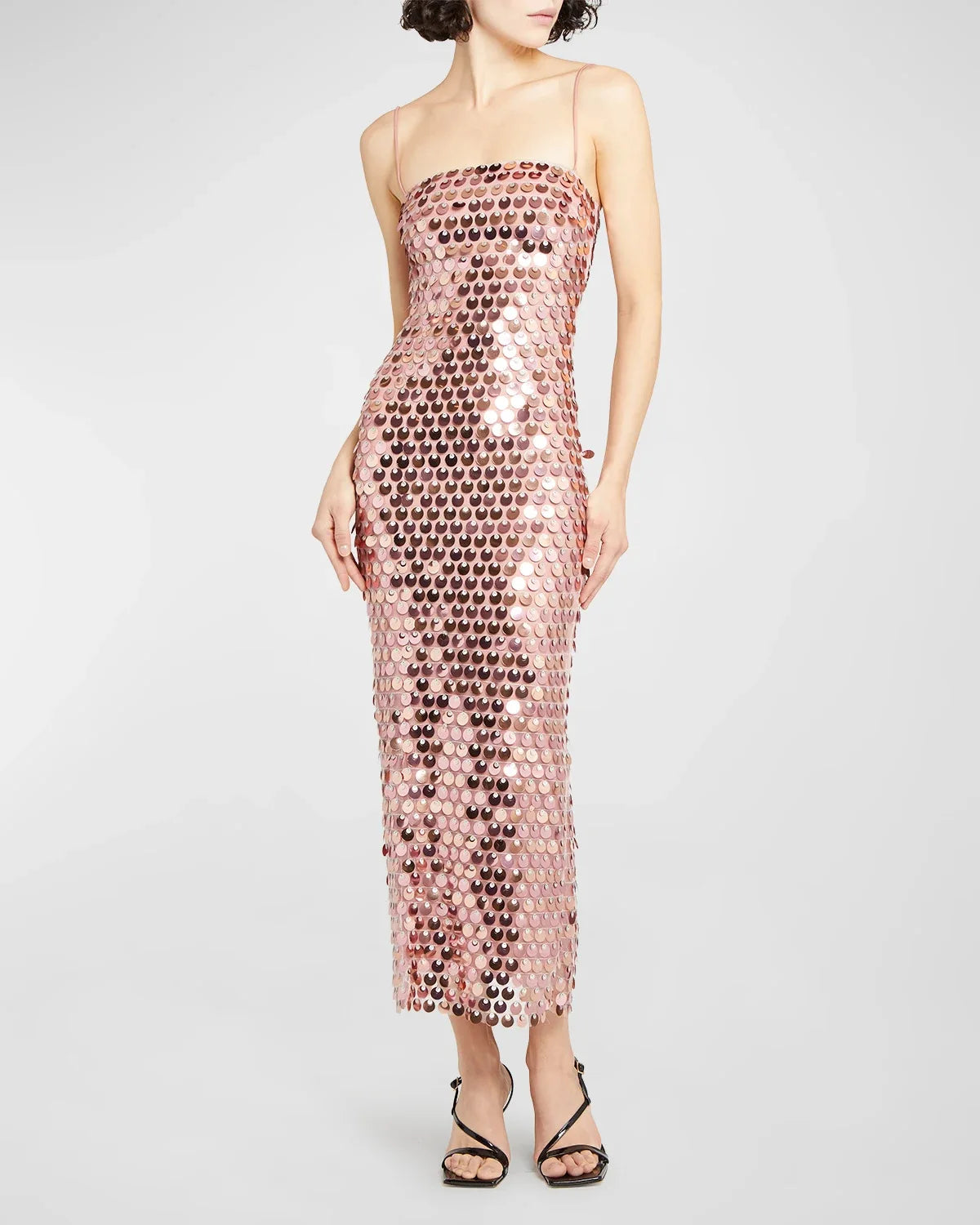 Girl Spicy Beaded Irregular Midi Dress