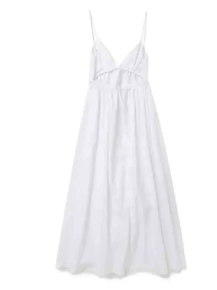 | Larissa White Holiday Midi Dress