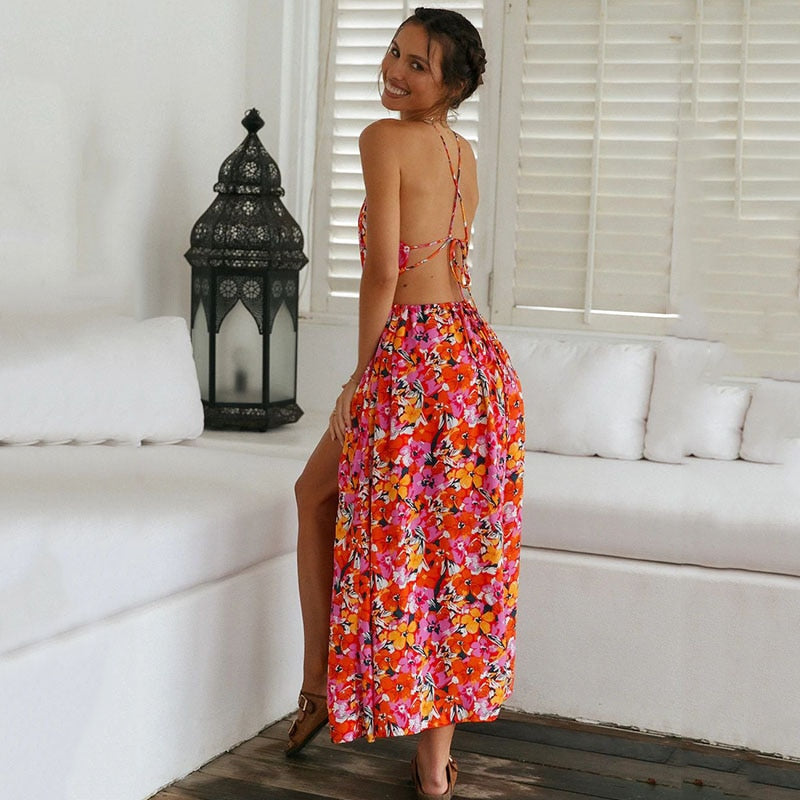 Oriane Floral Maxi Dress for Women Light Comfortable Fit