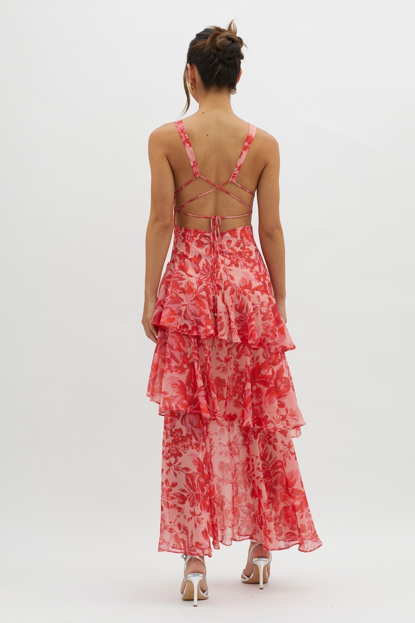 Ruffle Veda Midi Dress