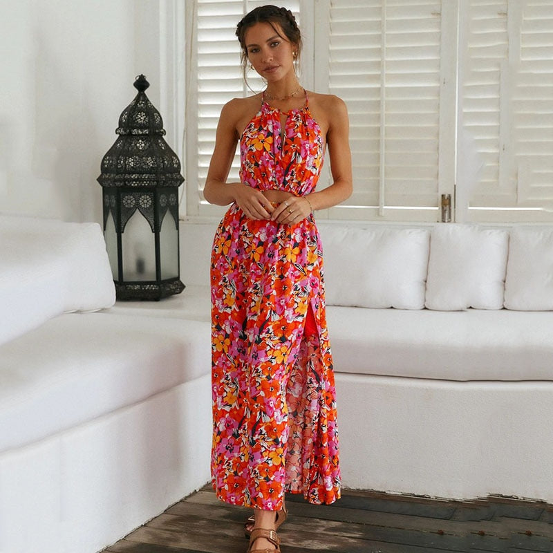 Oriane Floral Maxi Dress for Women Light Comfortable Fit