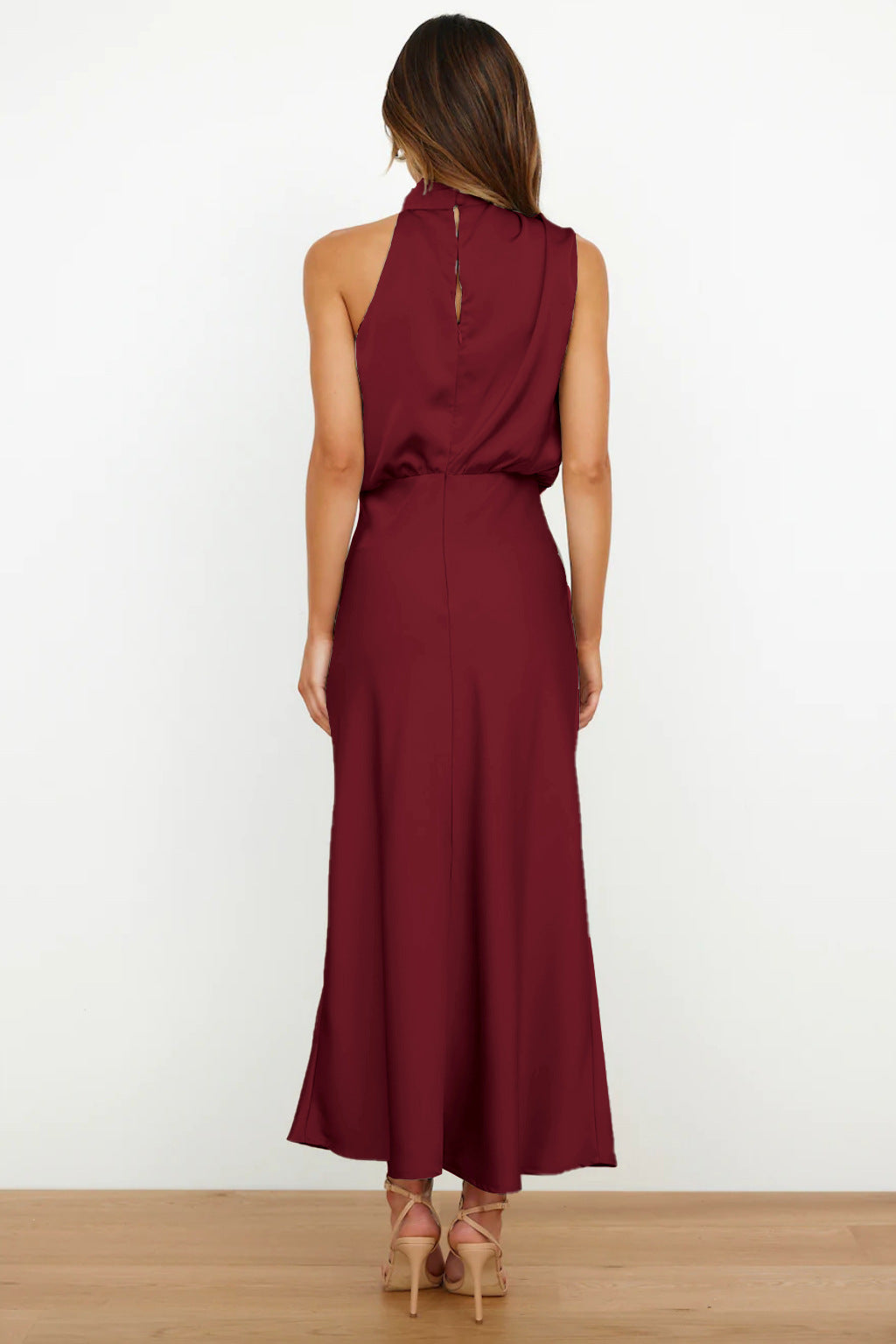 Sleeveless Off Shoulder Bodycon Graceful Maxi Dresses Wedding