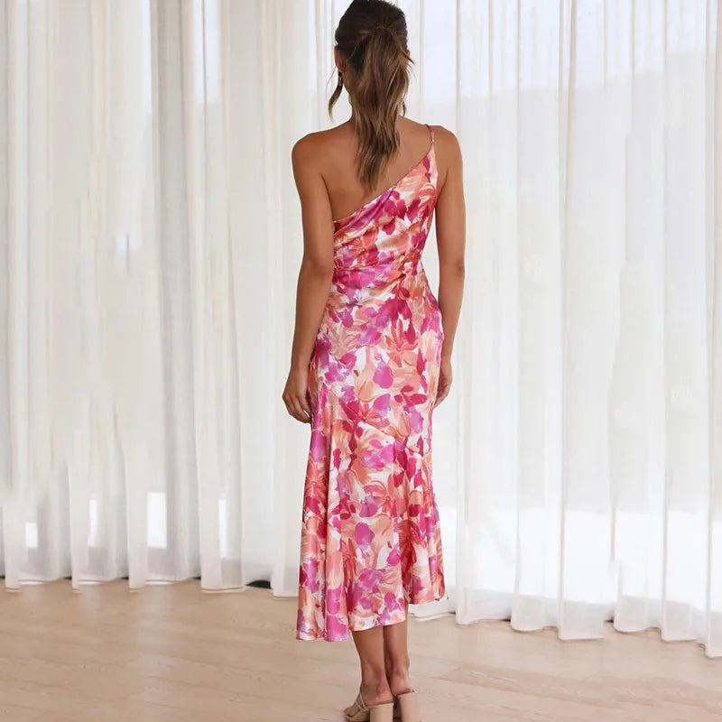 Isadora Elegante One Shouldered Dress