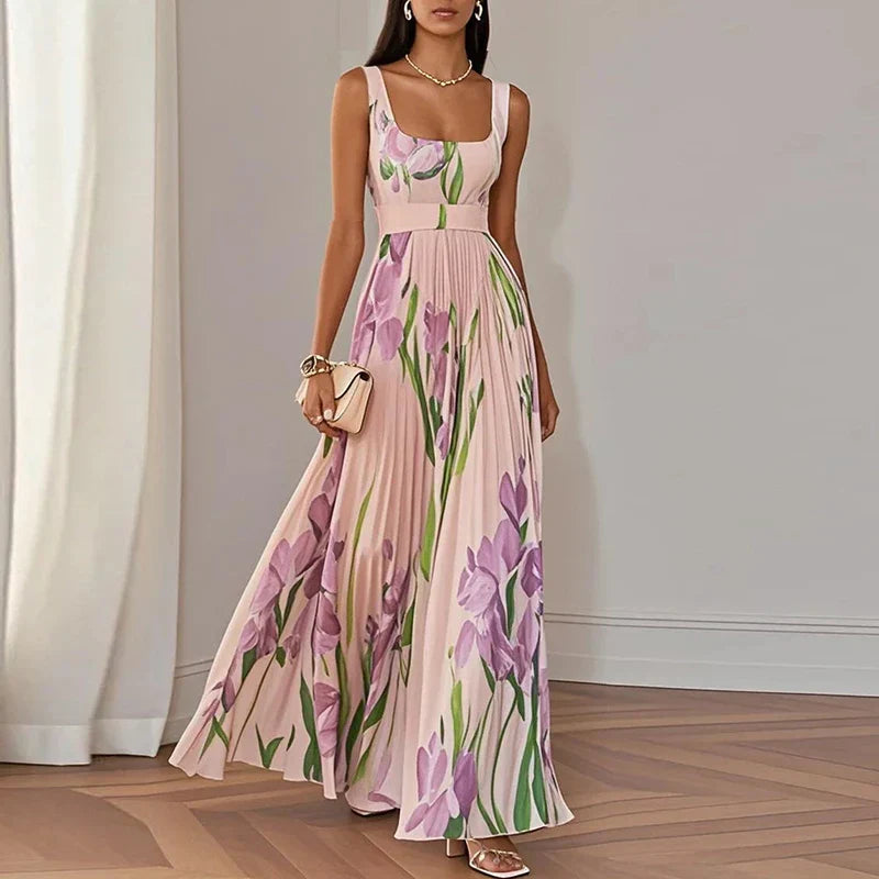 Isla | Refined Floral Maxi Dress