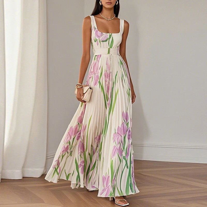 Isla | Refined Floral Maxi Dress