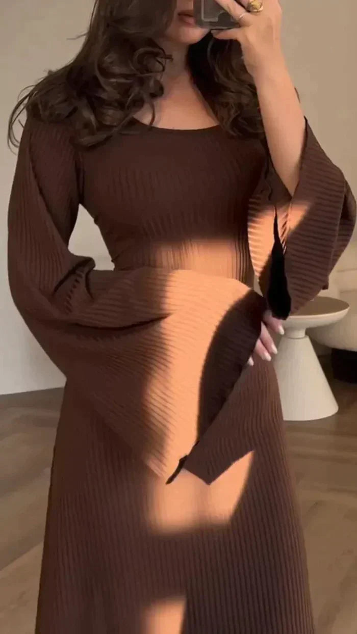 Elvira Chic Bodycon Maxi Dress for Women Comfortable Daily Wear