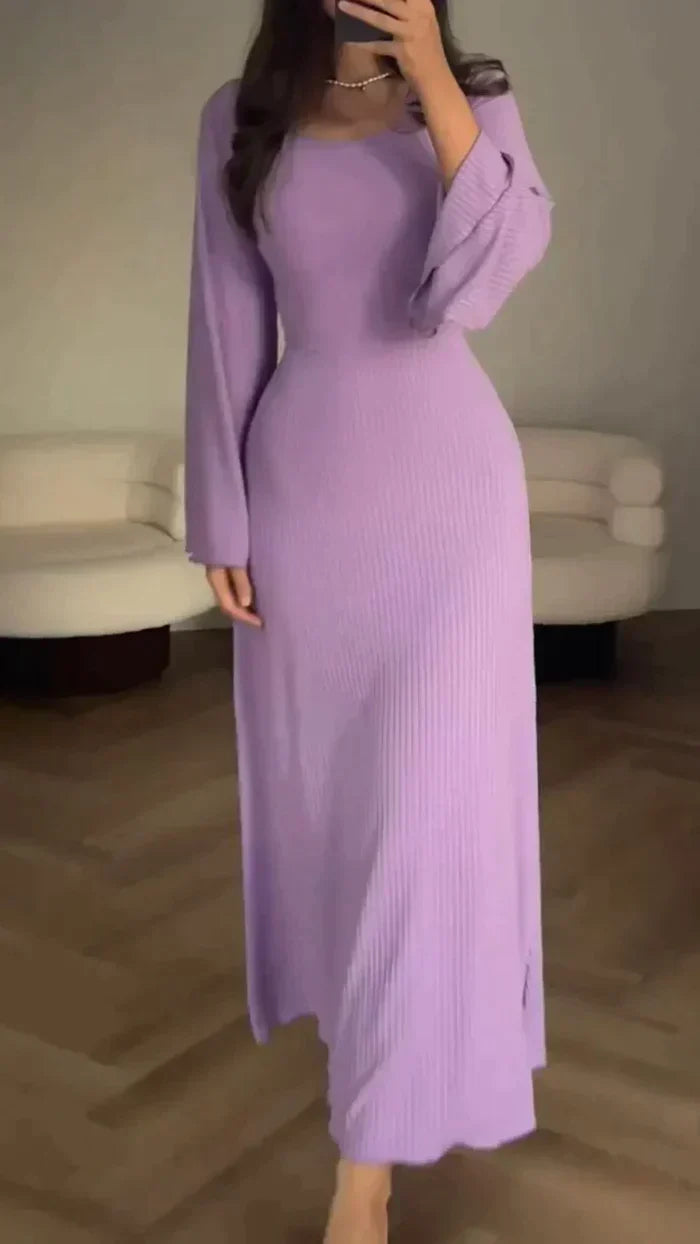 Elvira Chic Bodycon Maxi Dress for Women Comfortable Daily Wear