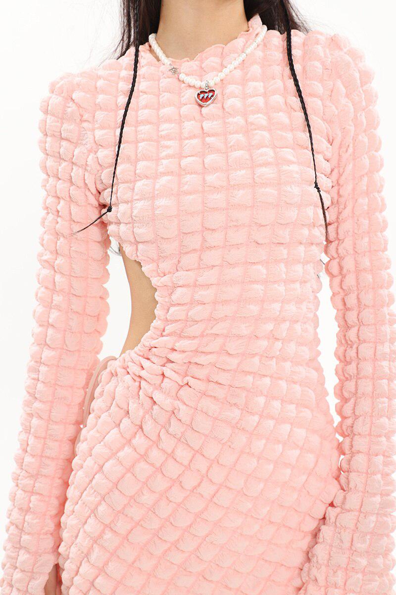 Smooth Girl Cut Out Mini Dress