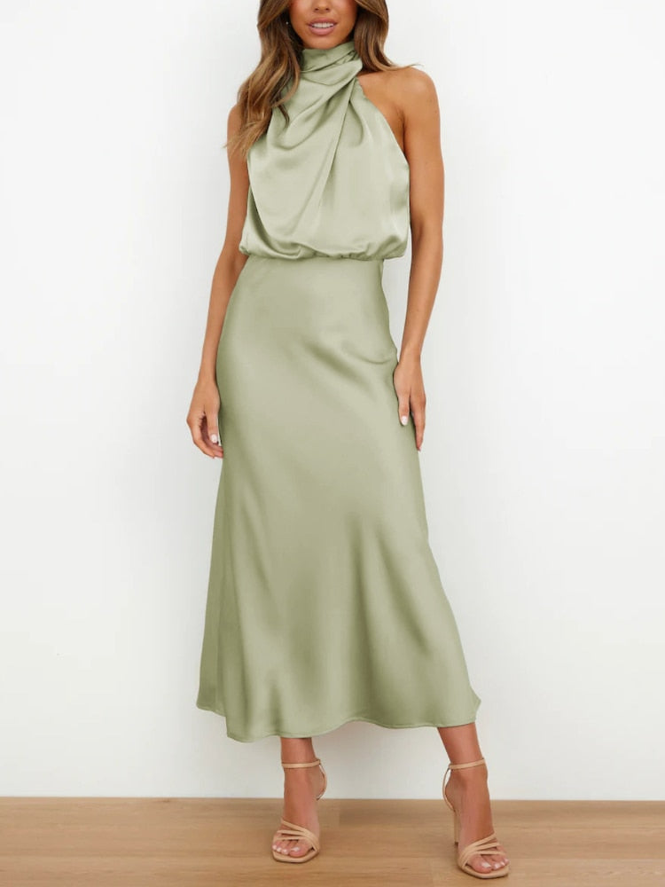 Sleeveless Off Shoulder Bodycon Graceful Maxi Dresses Wedding