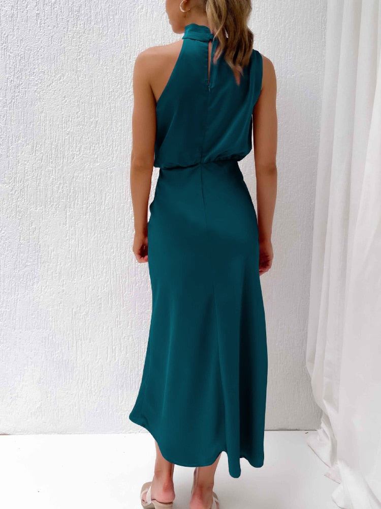 Sleeveless Off Shoulder Bodycon Graceful Maxi Dresses Wedding