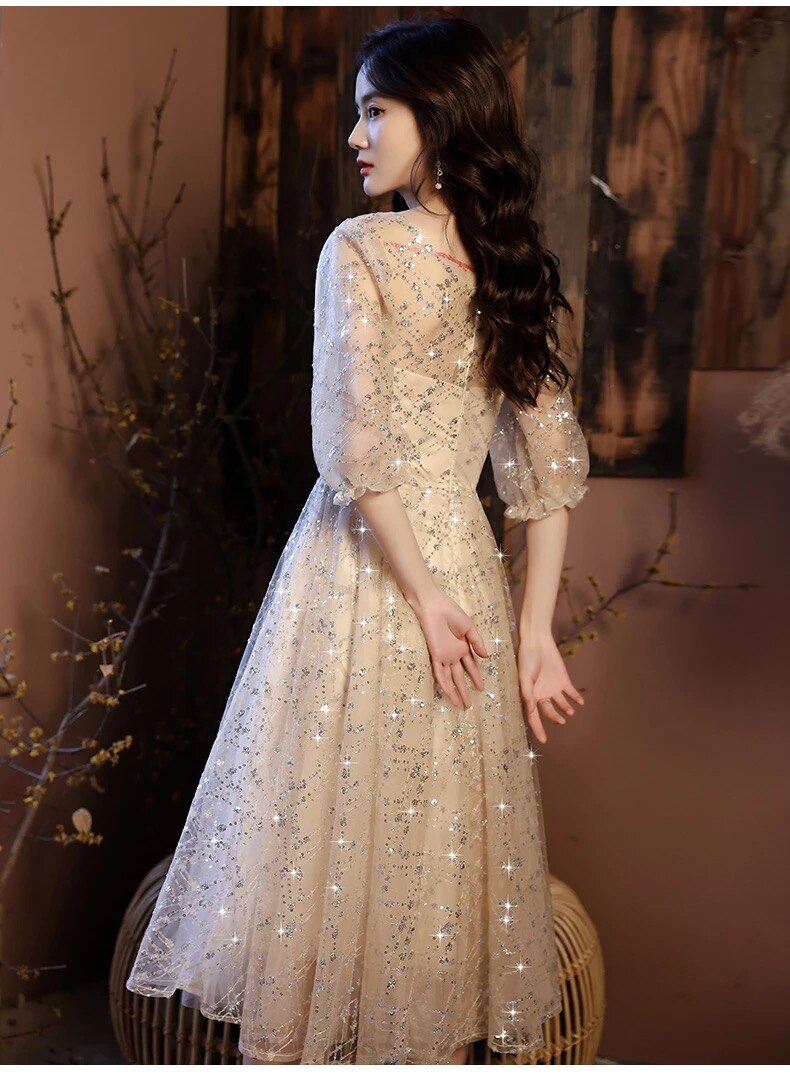 Kissnovaa - New Stylish O-Neck Summer Evening Dress