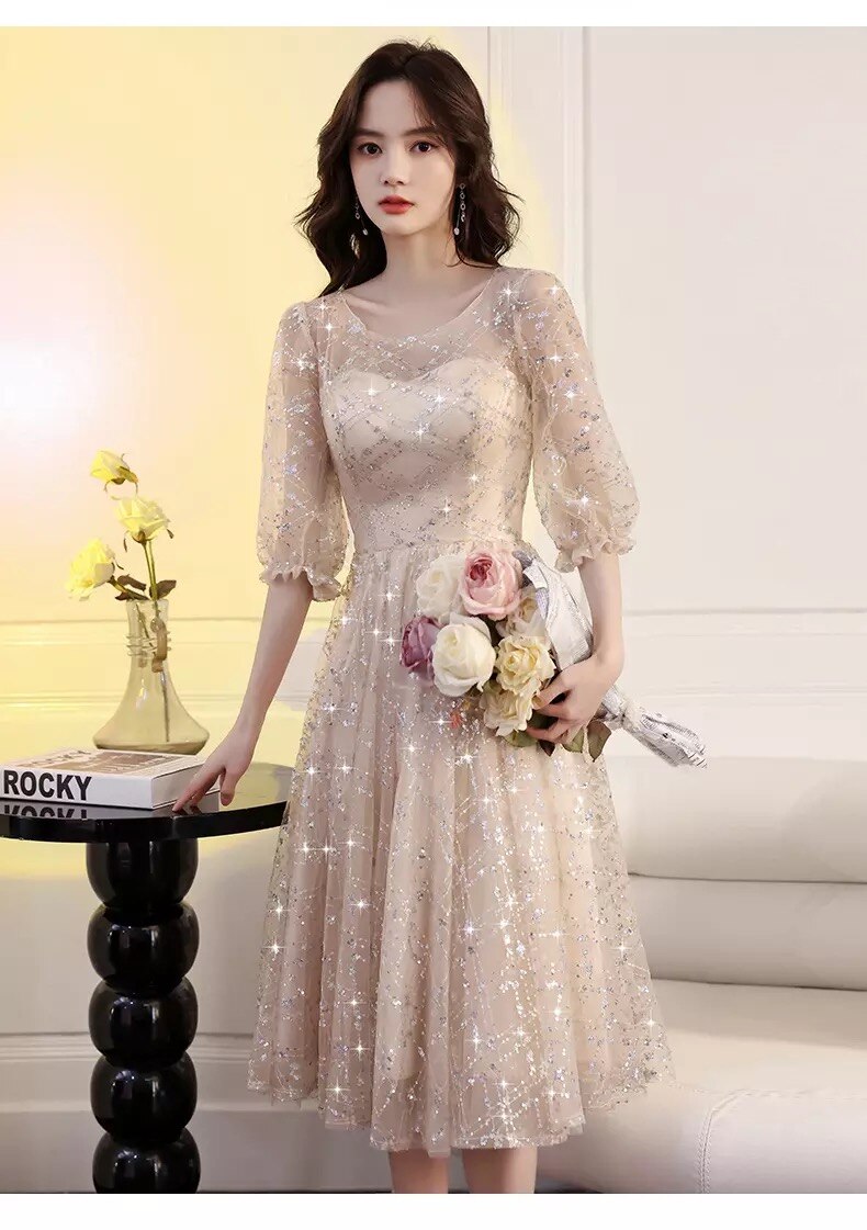 Kissnovaa - New Stylish O-Neck Summer Evening Dress