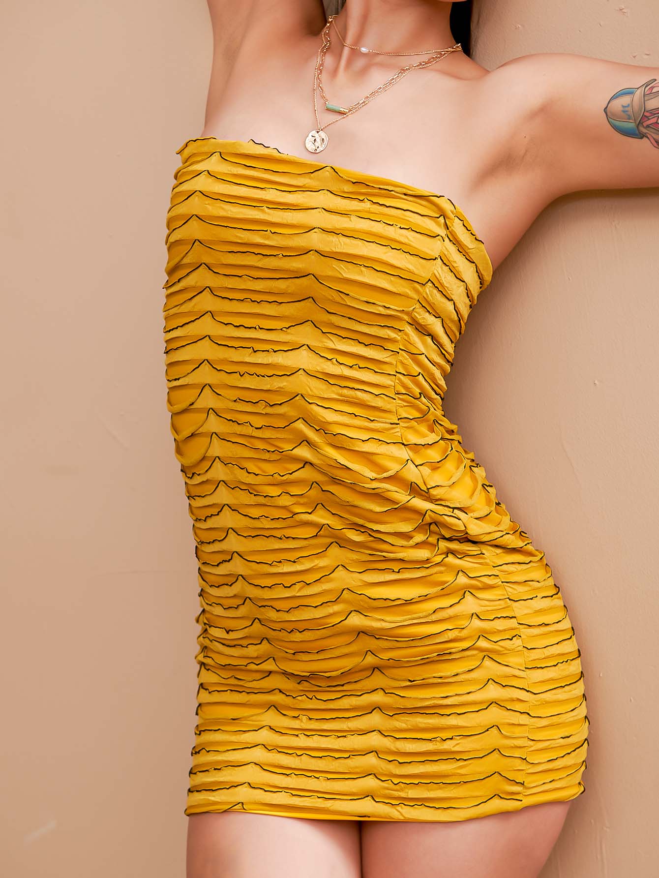 Bodycon Textured Tube Dress