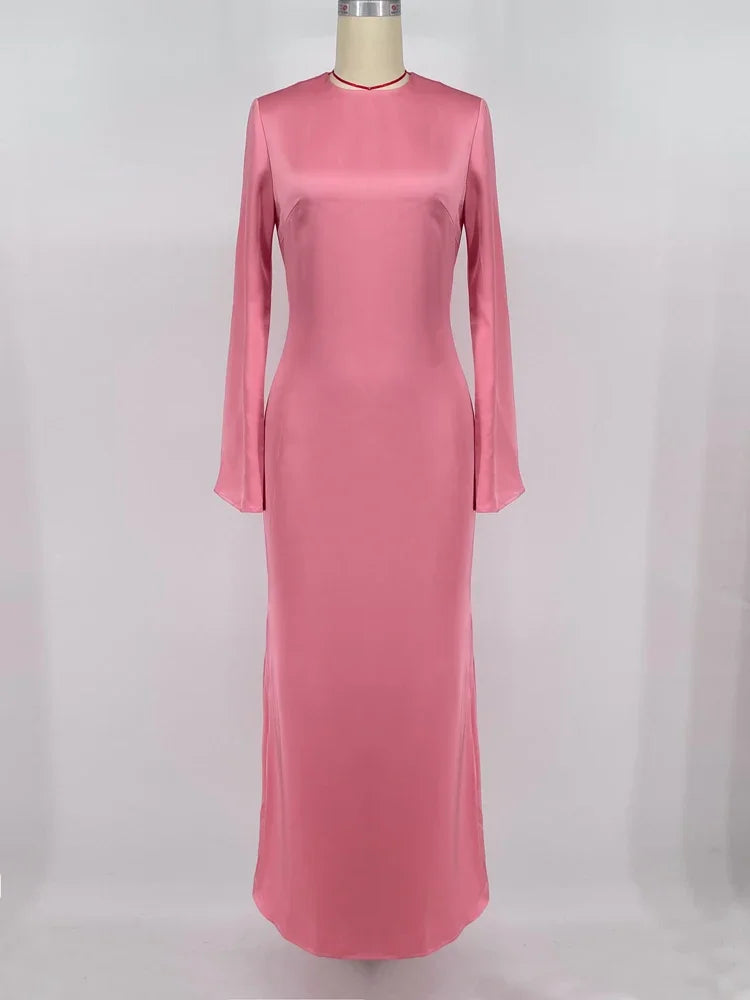 2024 Casual Premium Ladies Autumn Long Sleeve Party Maxi Dress