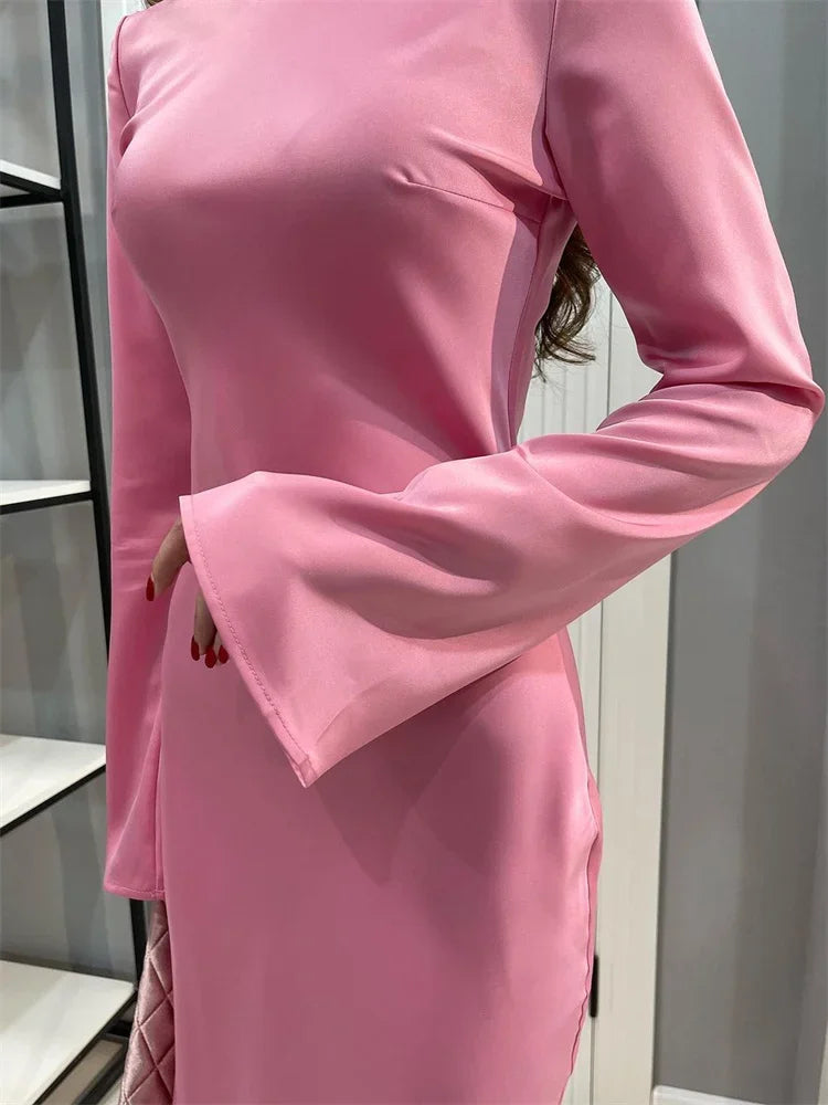 2024 Casual Premium Ladies Autumn Long Sleeve Party Maxi Dress