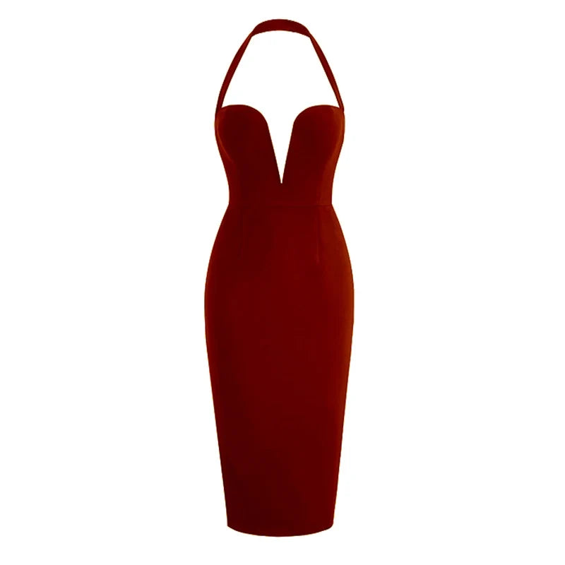 Seraphic Fior Figure-Flattering Dress Evening Elegance