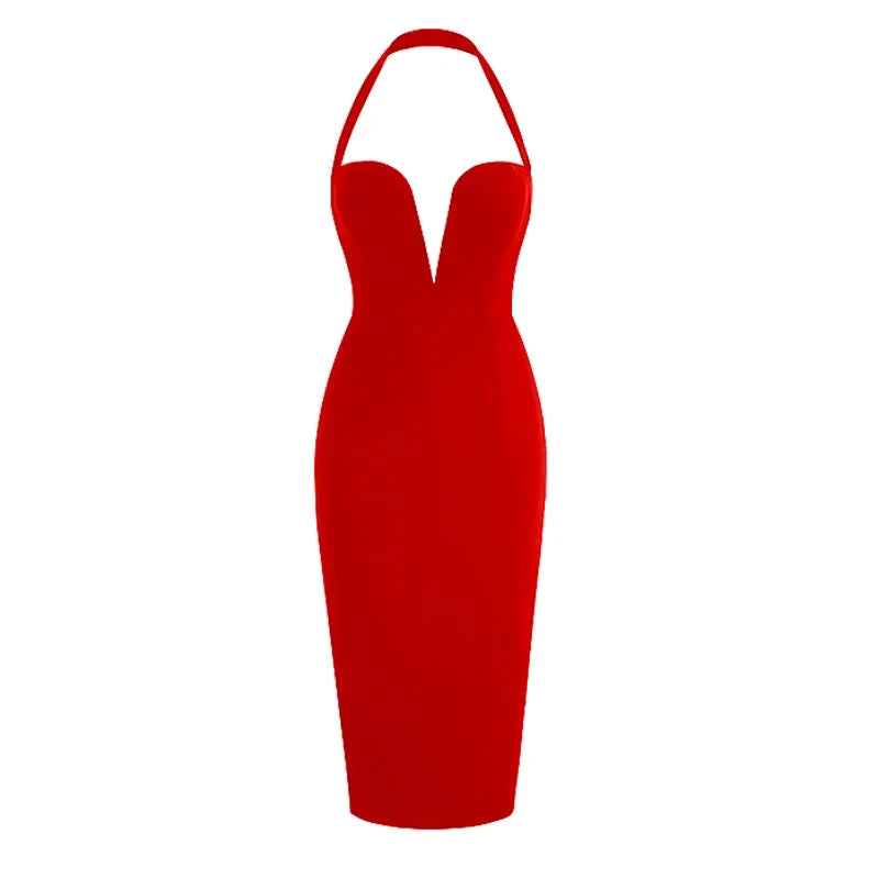 Seraphic Fior Figure-Flattering Dress Evening Elegance