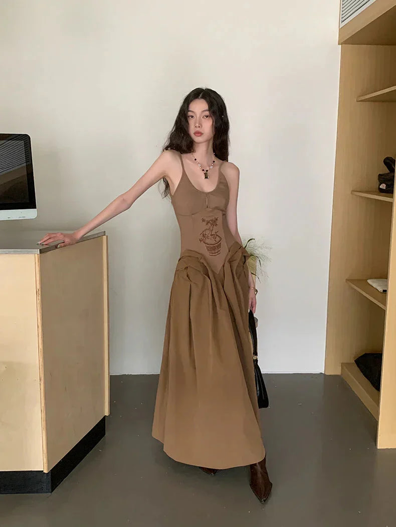 Classic Corset Maxi Dress