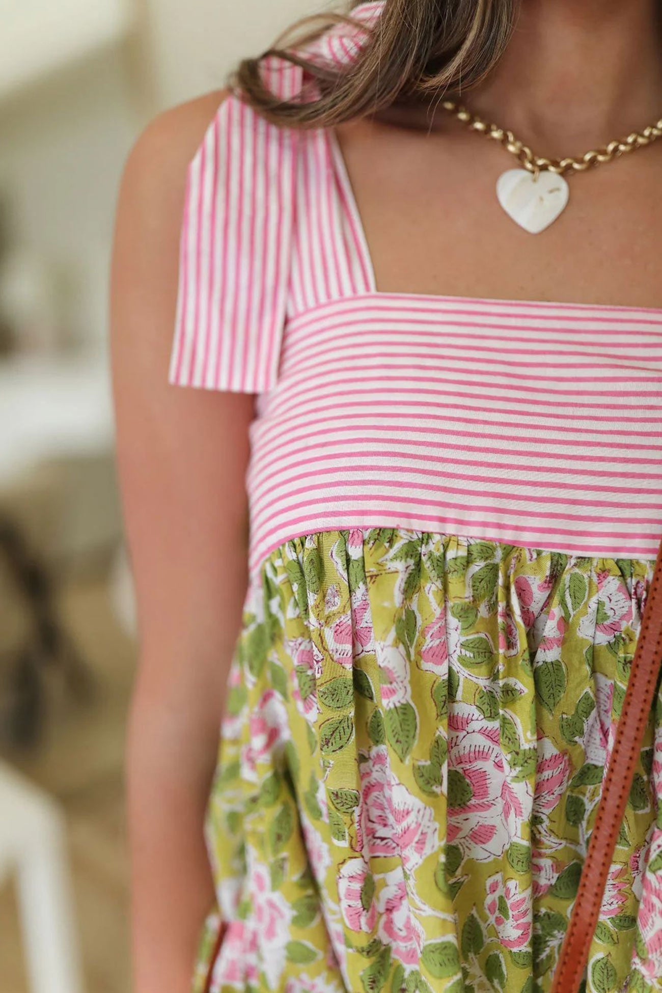 Classic Strappy Floral Print Mini Dress