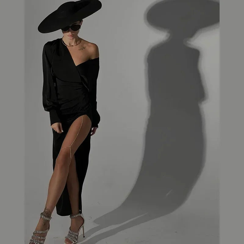 New Refined Slim Pleated Wedding Birthday Midi Dresses