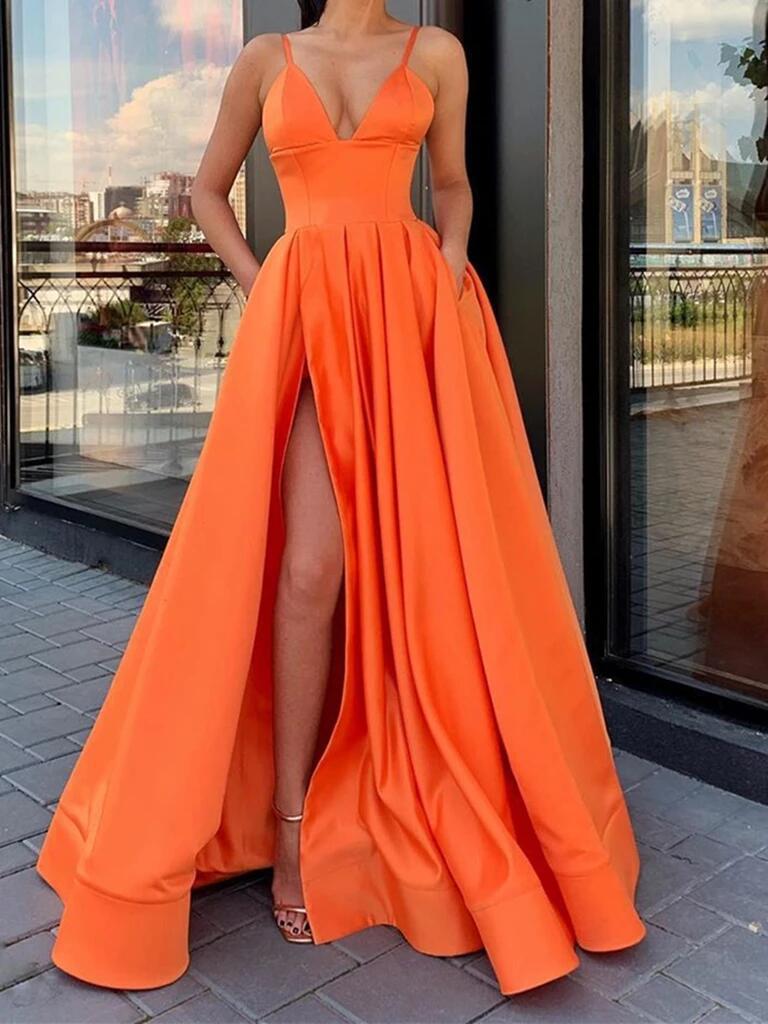 Kissnovaa - Womens Straps Prom Dress