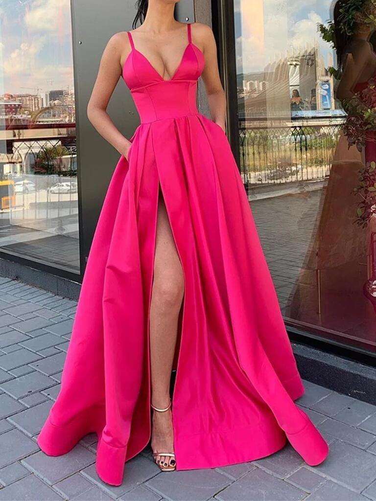 Kissnovaa - Womens Straps Prom Dress