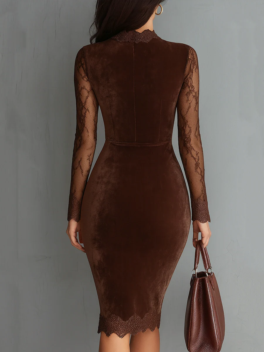 Aurora | Sophisticated Velvet Dress