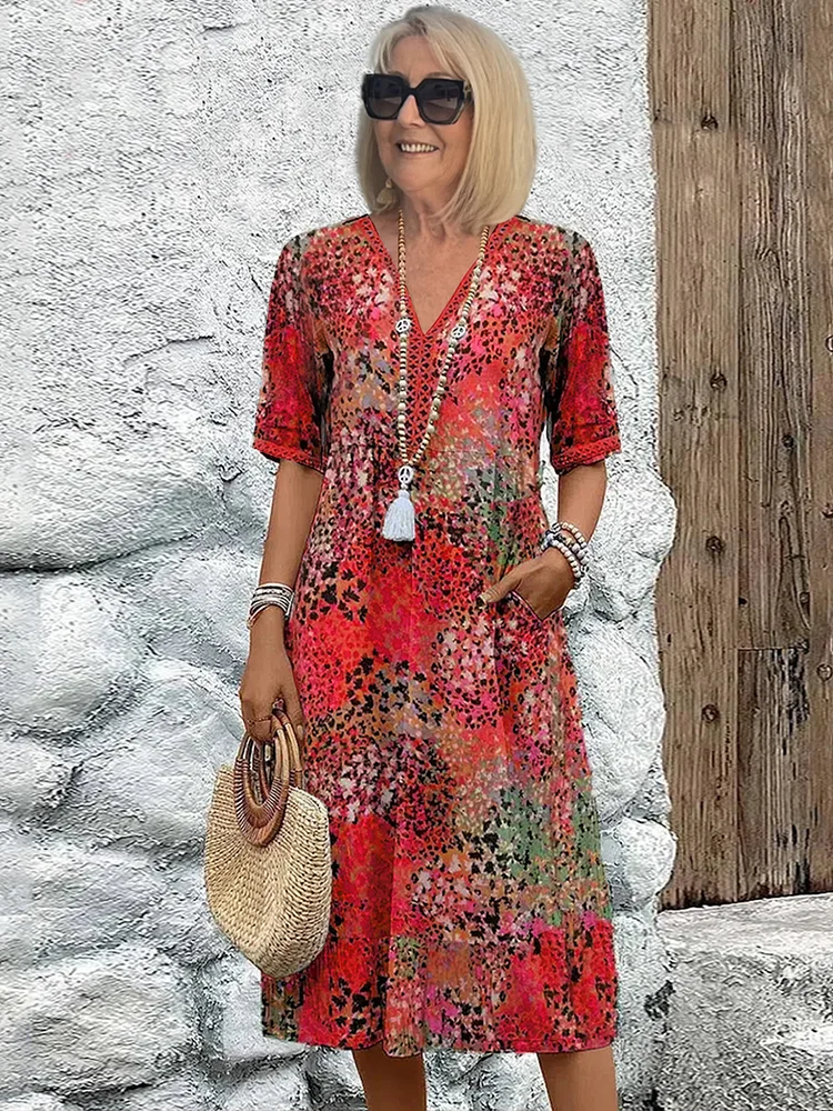 Felicia Chic Womens Maxi Dress with Relaxed Fit and Streetwear Style