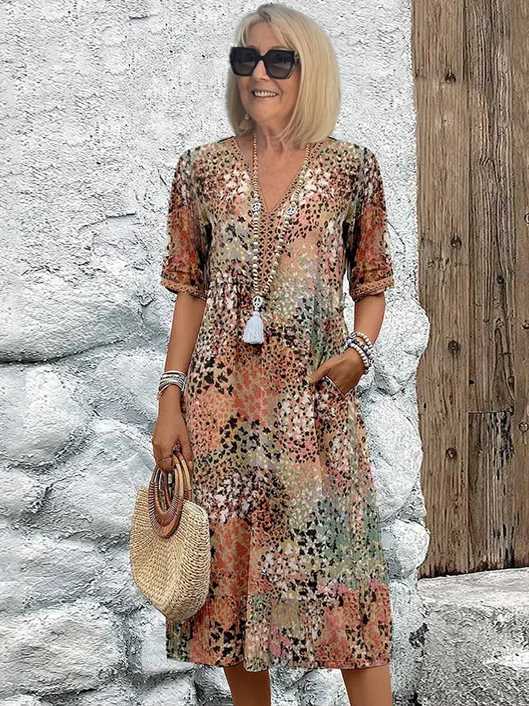 Felicia Chic Womens Maxi Dress with Relaxed Fit and Streetwear Style