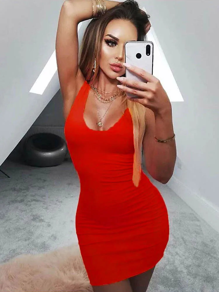 Women's Laidback Summer autumn Sleeveless Mini Midi Dresses
