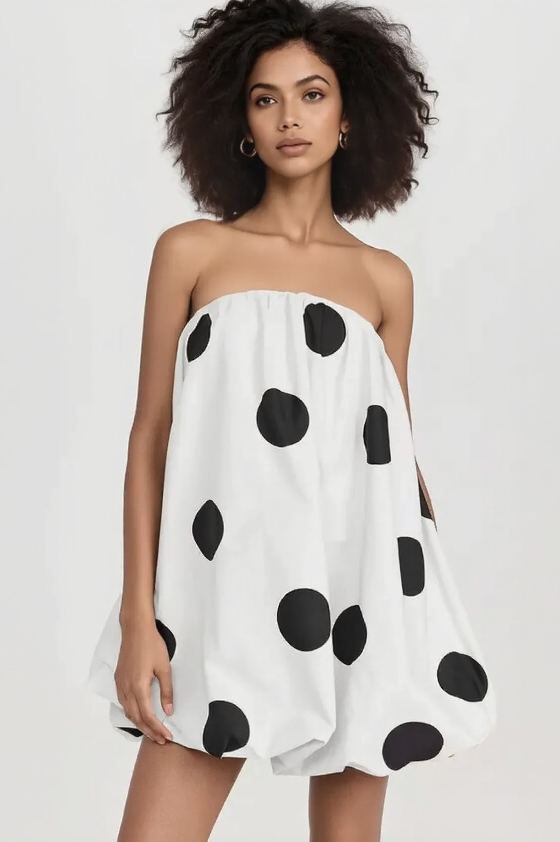 Dot Polka Print Bodycon Mini Dress