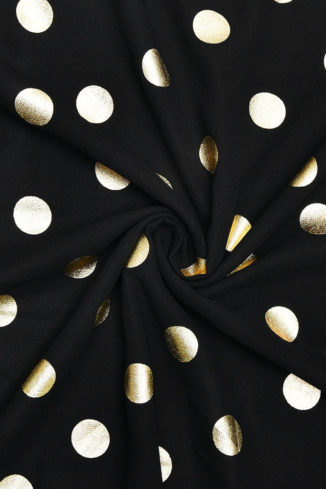 Polka Edition Dot Halter Backless Bodycon Maxi Dress