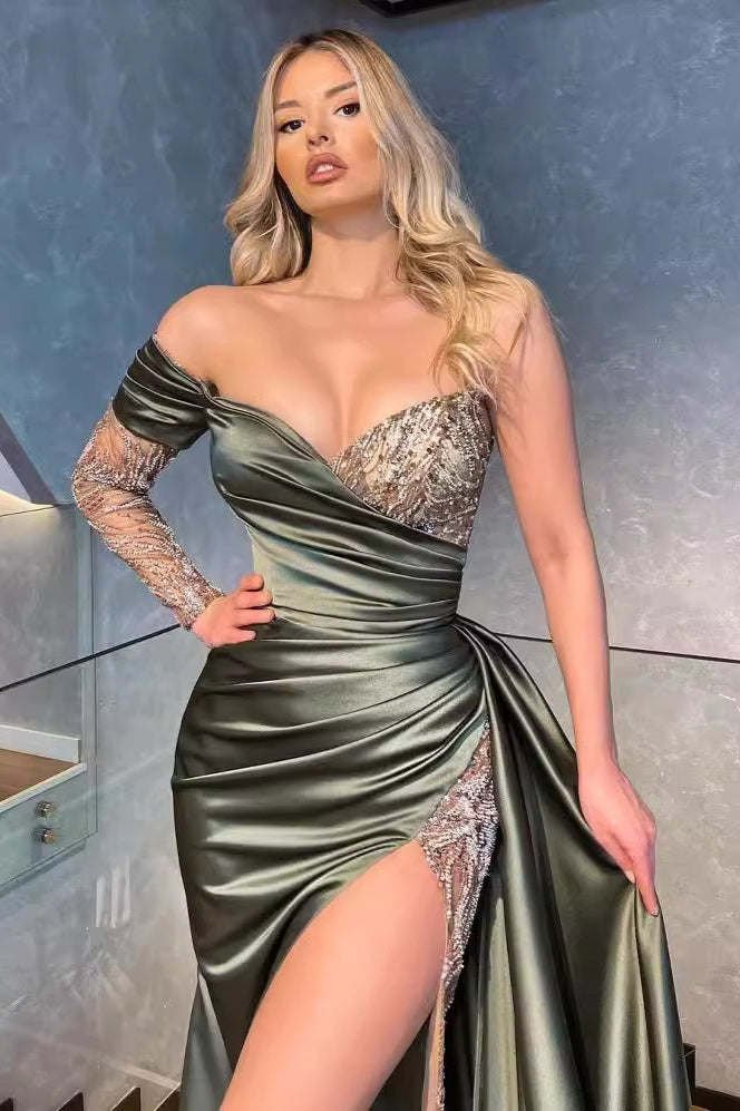 Lace Edition Maxi Silk Dress
