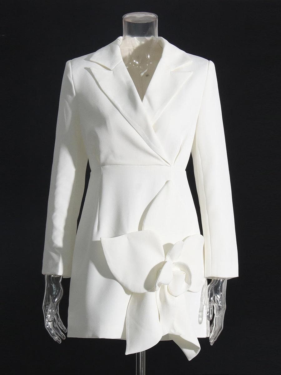 Solid Abbie Blazer Dress