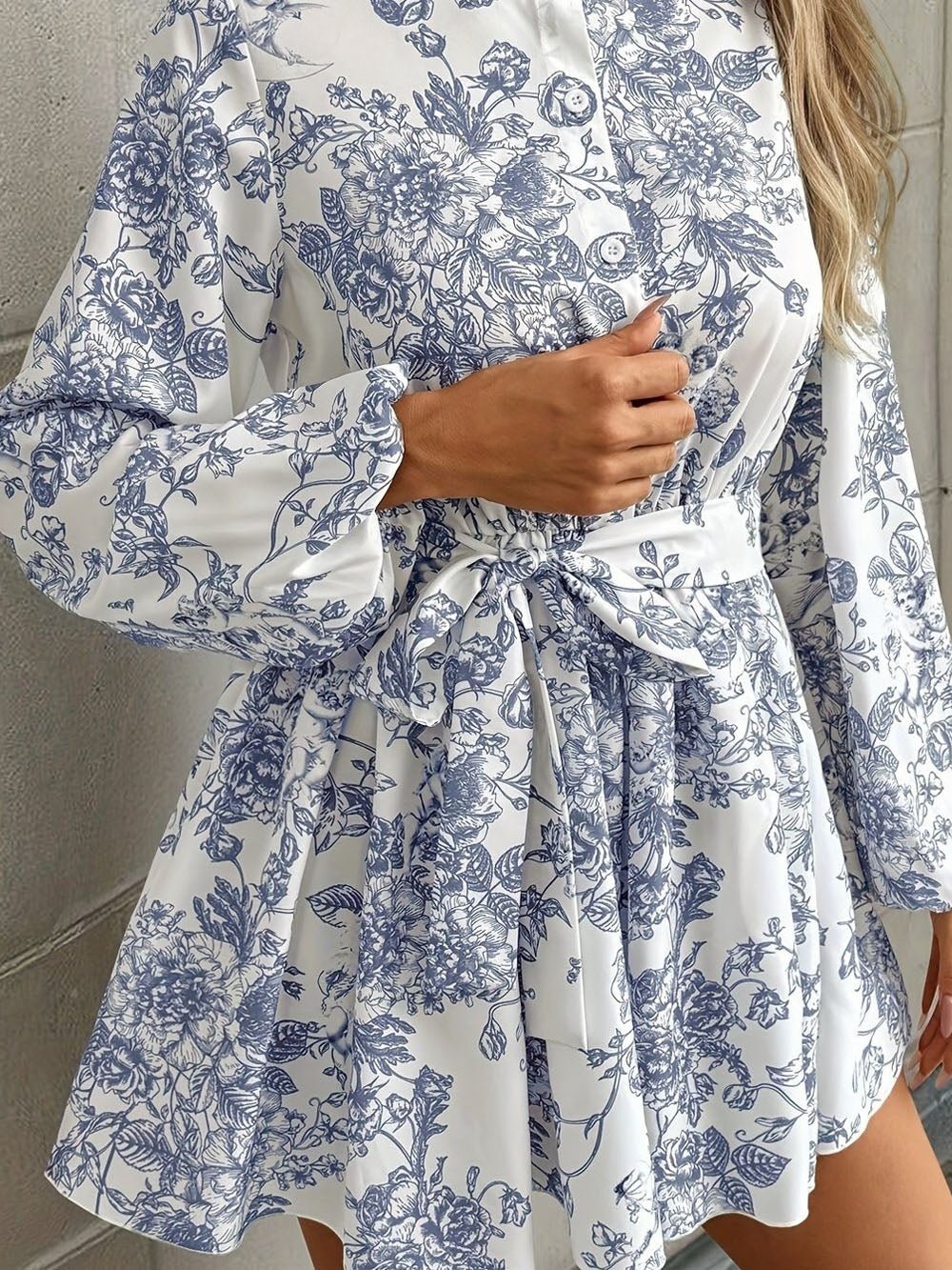 Adalynn Flower Mini Dress