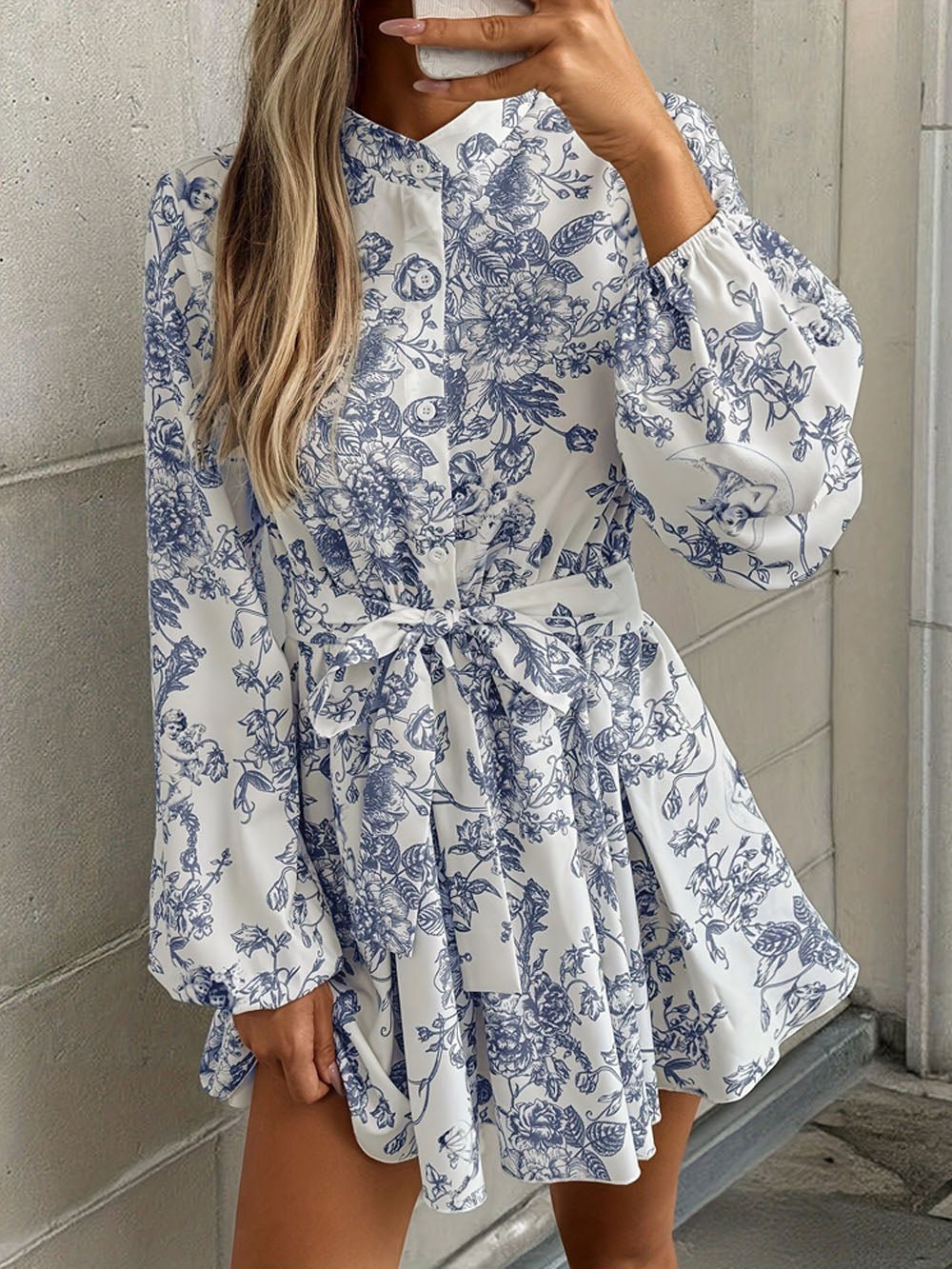 Adalynn Flower Mini Dress