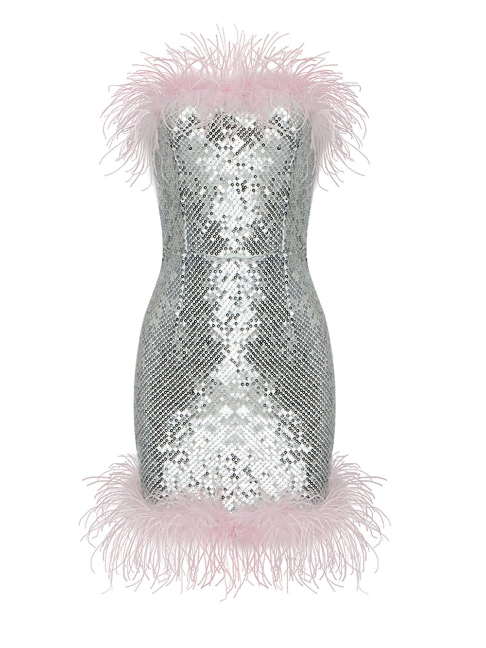 Feather Alaina Strapless Mini Dress