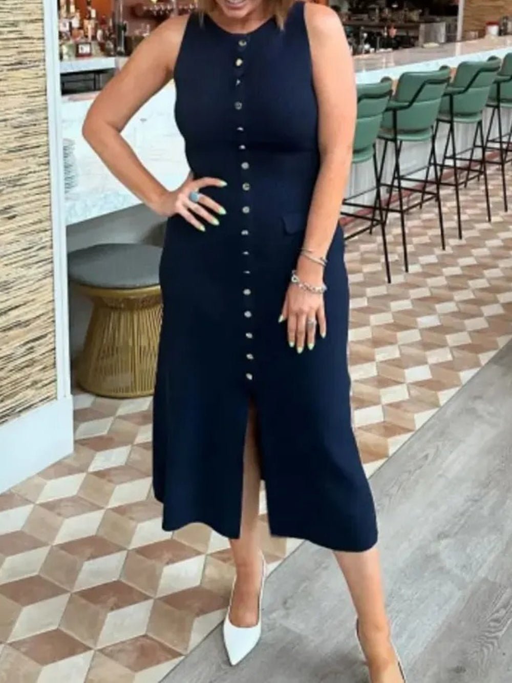 Sleeveless Angela Midi Dress